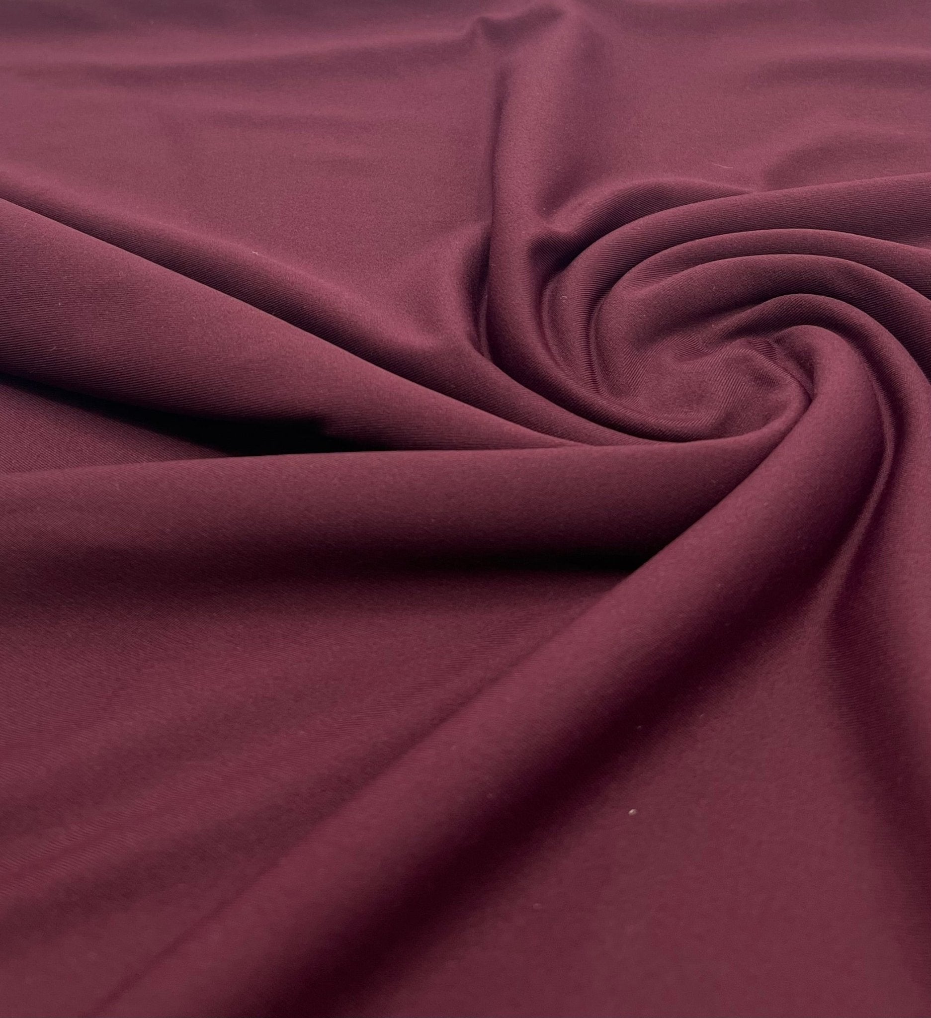 Burgundy Cotton Touch 220GSM 4 Way Stretch Fabric - T9 Fabrics
